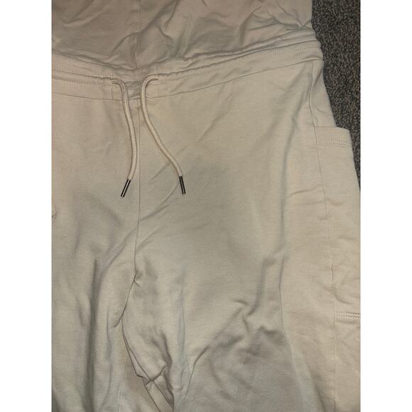 Patagonia Cream Organic Cotton Short Sleeve Roaming Jumpsuit M - Picture 2 of 5